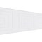 Ekena Millwork Set of Four Panels for 94 1/2"W x 36 1/4"H Mid Century Modern Fretwork Wainscot Wall Paneling WPKP18X01X47MCM - alternate 1